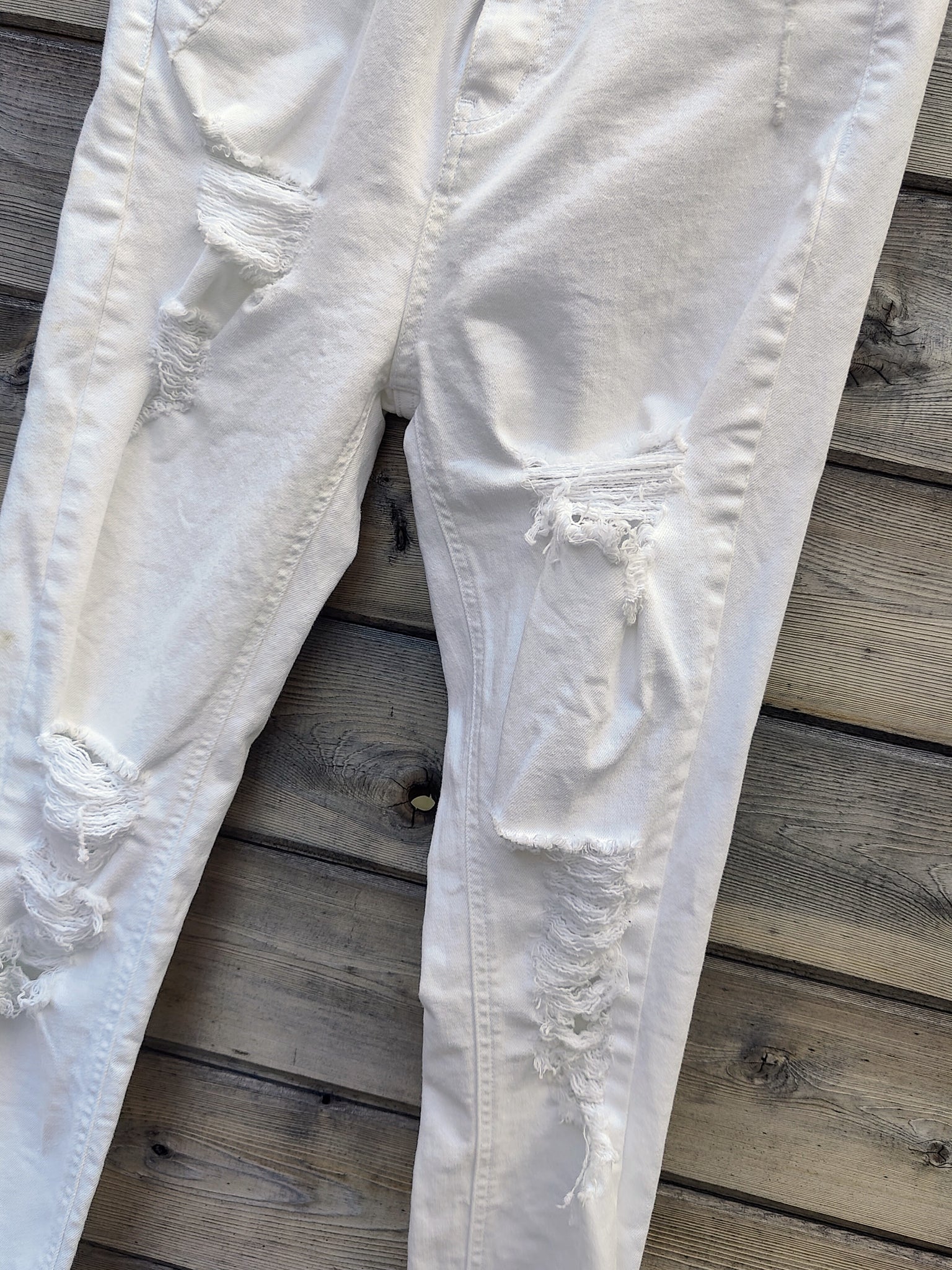 White Wild Fable Distressed Jeans