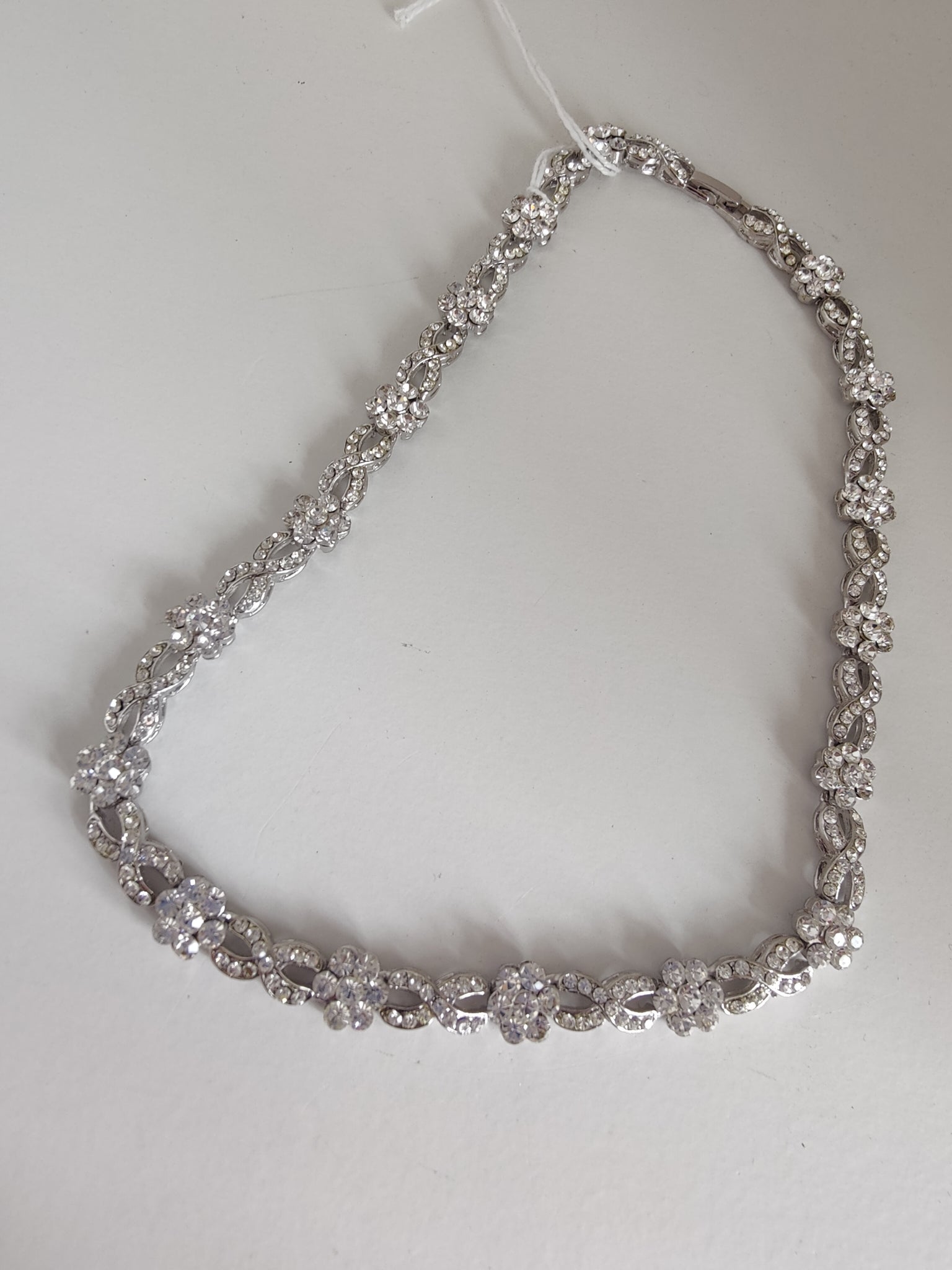 Vintage Rhinestone Collar Necklace