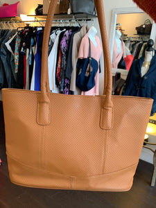 Brown Amerileather Leather Tote Bag