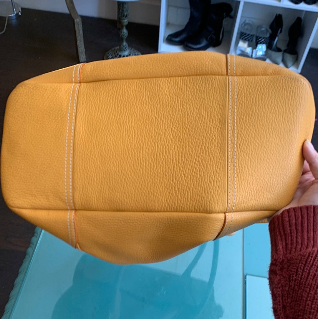 Mustard Yellow Lancel Handbag