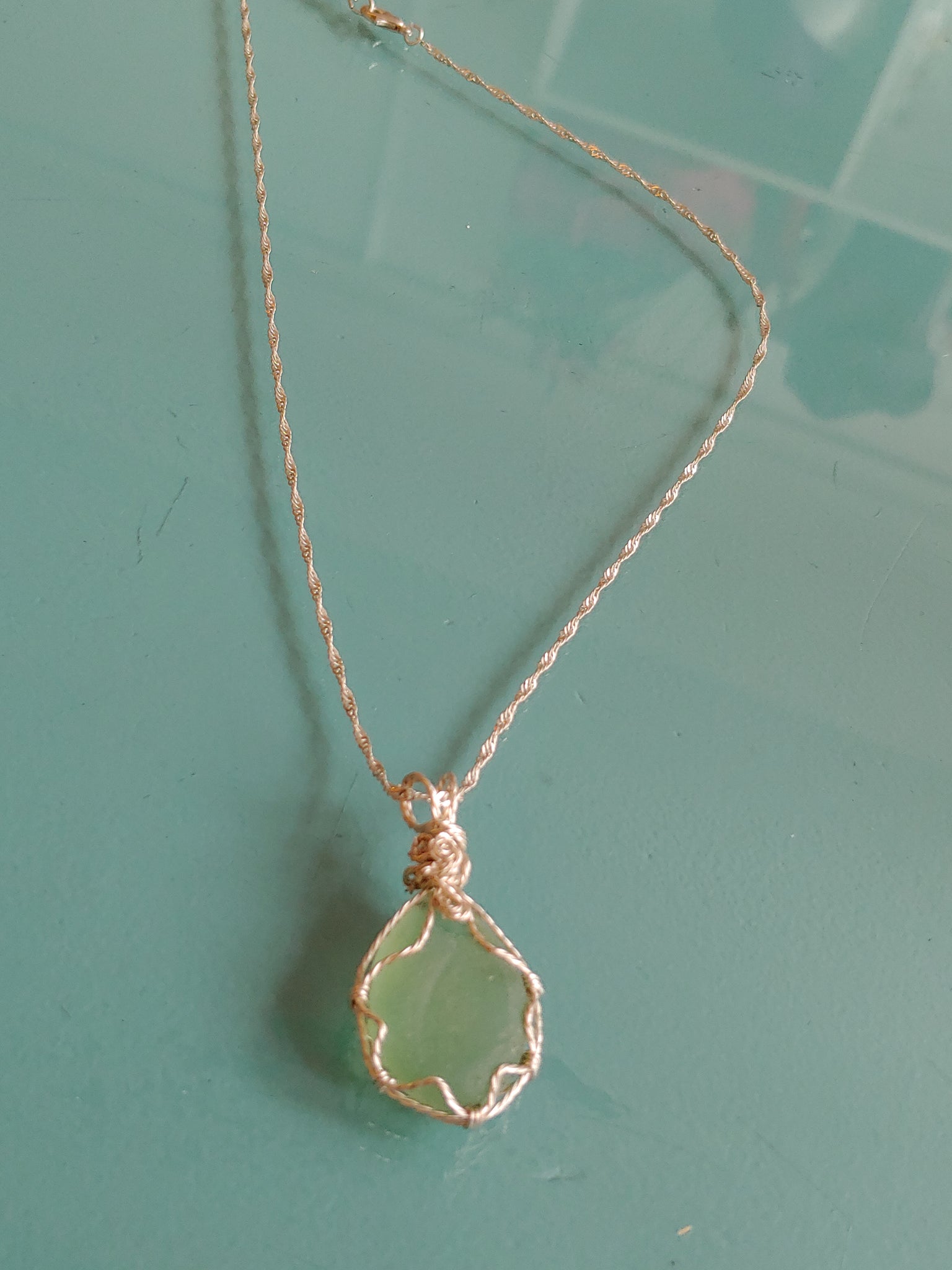 Handmade Sea Glass Necklace