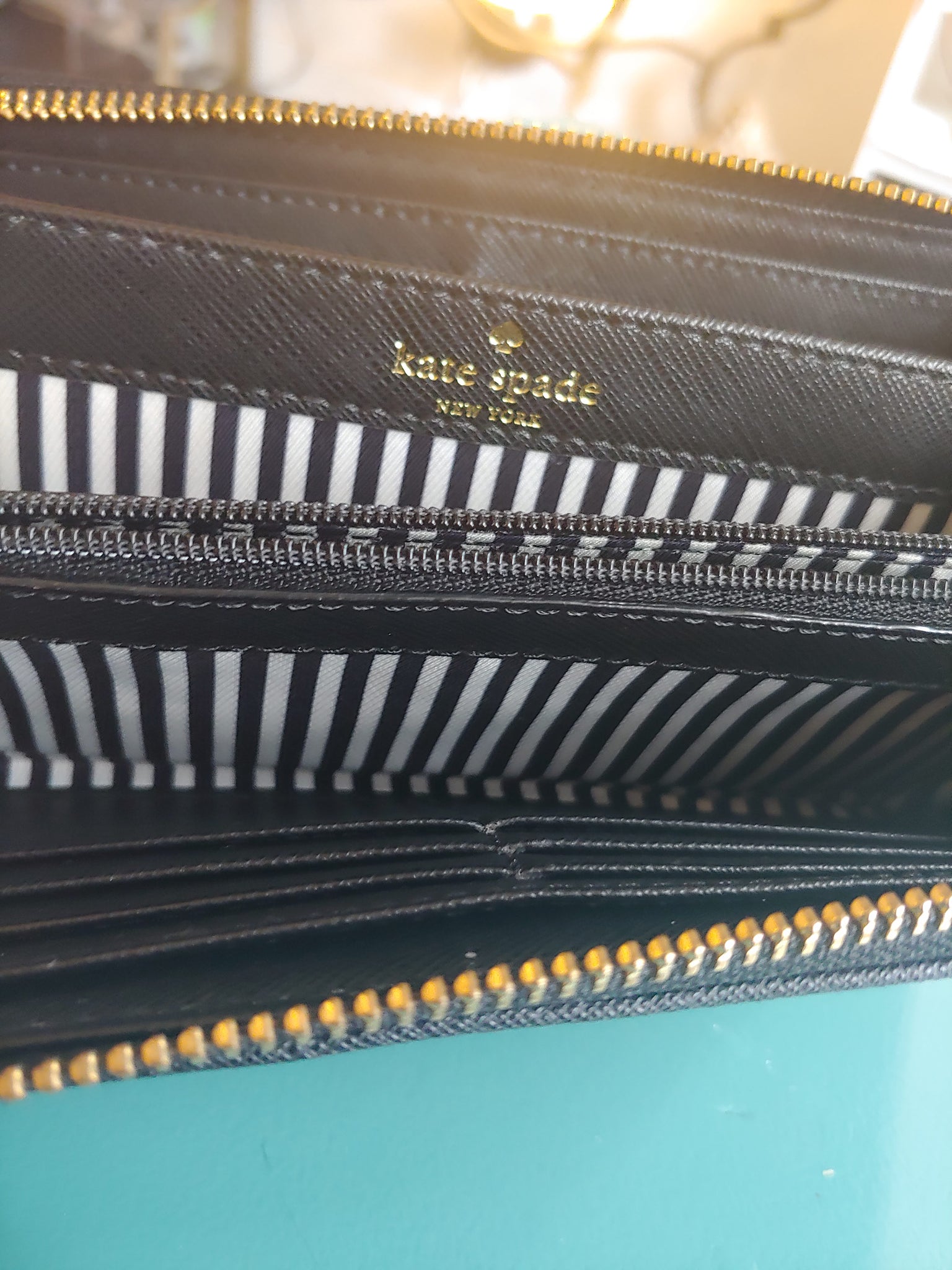 Black Nylon Kate Spade Wallet