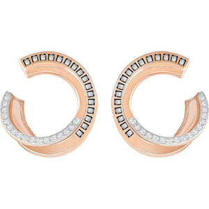 Rose Gold and Crystal Swarovski Earrings