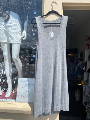Gray JCrew Sleeveless Sweater Dress, size S