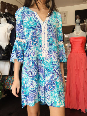 Blue Lilly Pulitzer Dress, size XXS