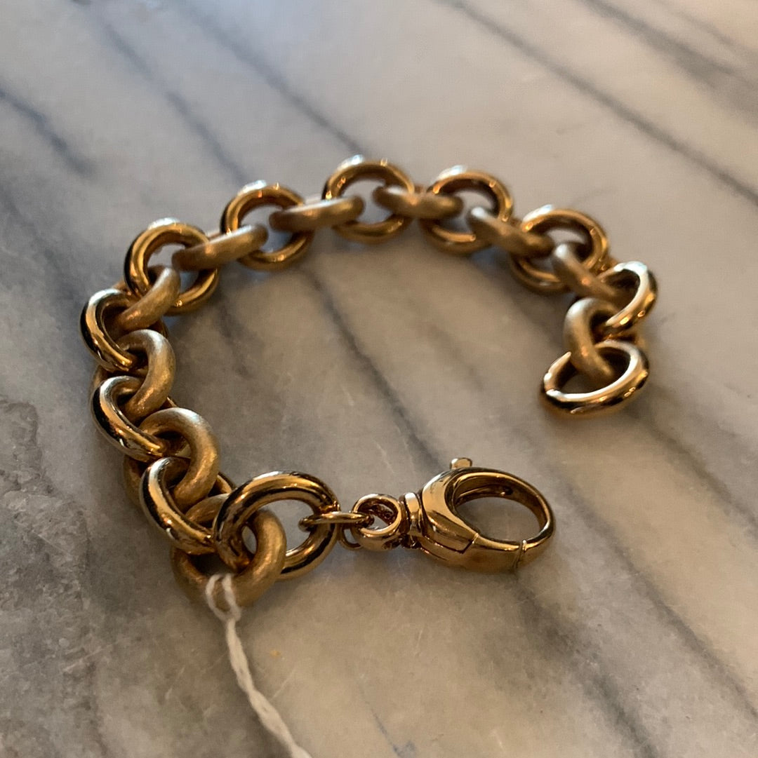 Gold Vermeil Bracelet (Gold & Sterling)