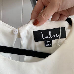 White Lulus Dress, size XS