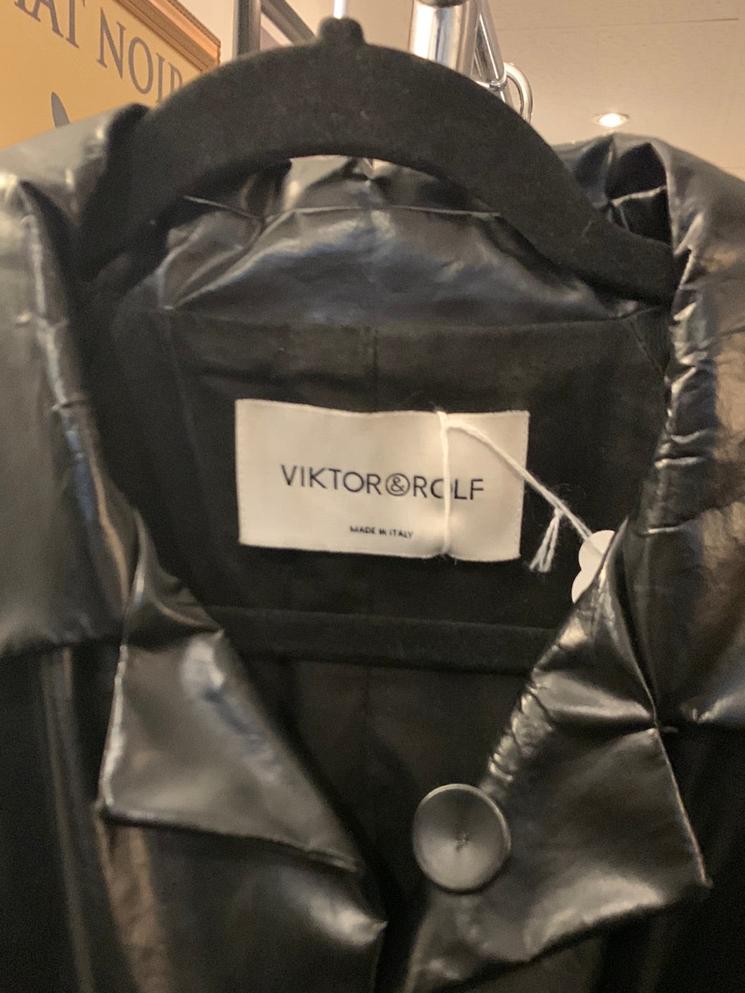 Black Viktor & Rolf Trench Coat