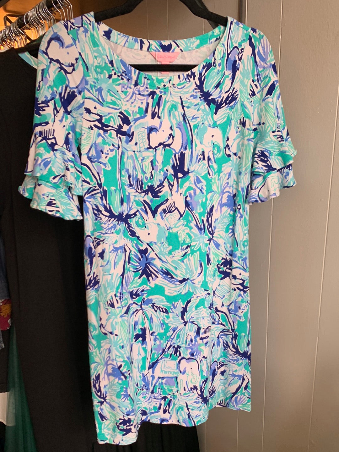 Blue & Teal Lilly Pulitzer Dress, size XXS
